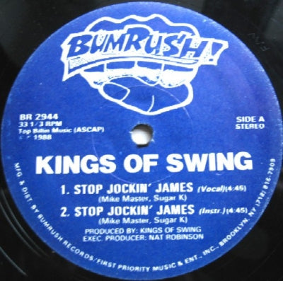 KINGS OF SWING - Stop Jockin' James / Microphone Junkie