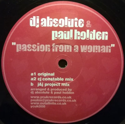 DJ ABSOLUTE & PAUL HOLDEN - Passion From A Woman