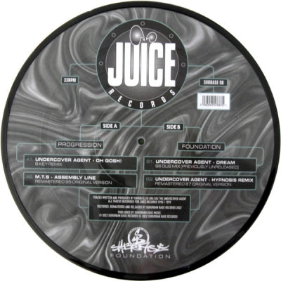 UNDERCOVER AGENT / M.T.S. - Juice Records 4 Track Picture Disc EP
