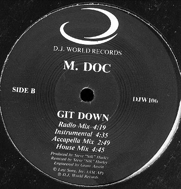 M.DOC - I'm So Cool / Git Down