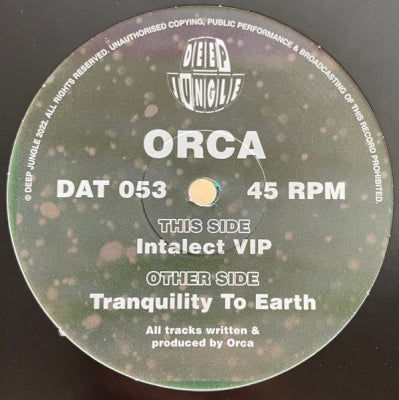 ORCA - Tranquility To Earth / Intalect (VIP)