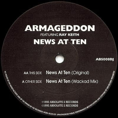 ARMAGEDON FEATURING RAY KEITH - News At Ten