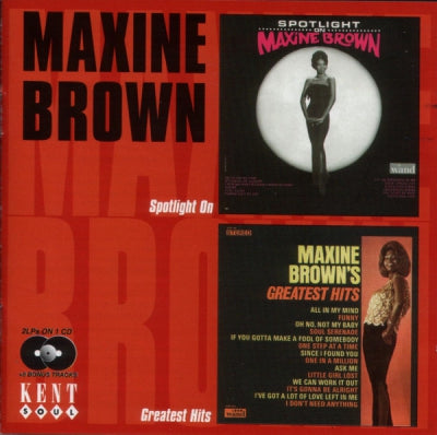 MAXINE BROWN - Spotlight On / Greatest Hits