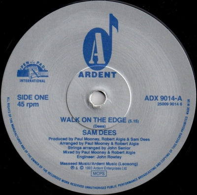 SAM DEES - Walk On The Edge