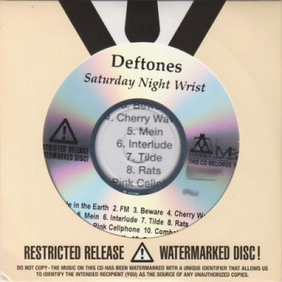 DEFTONES - Saturday Night Wrist