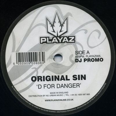 ORIGINAL SIN - D For Danger / Decibel