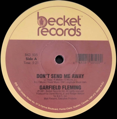 GARFIELD FLEMING - Don't Send Me Away