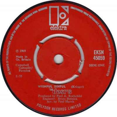 THE DOORS - Wishful Sinful / Who Scared You