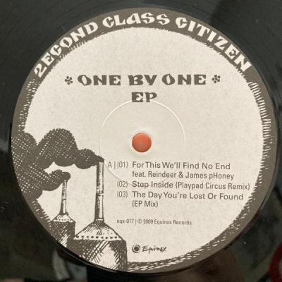 2ECOND CLASS CITIZEN - One By One EP