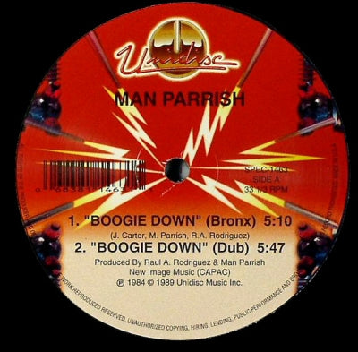 MAN PARRISH / TWO SISTERS - Boogie Down / Destiny