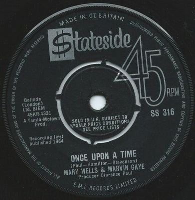 MARVIN GAYE & MARY WELLS - Once Upon A Time / What's The Matter With You Baby