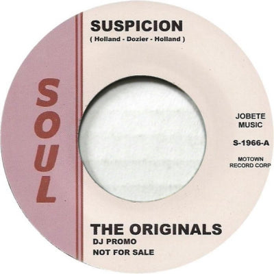 THE ORIGINALS - Suspicion / Instrumental