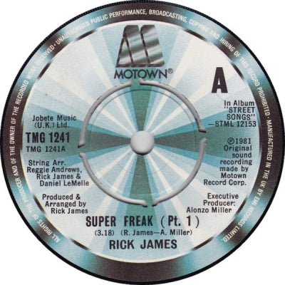 RICK JAMES - Super Freak (Pt. 1)