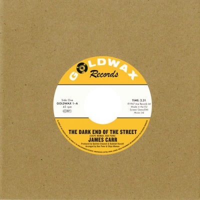 JAMES CARR - The Dark End Of The Street  / You've Got My Mind Messed Up