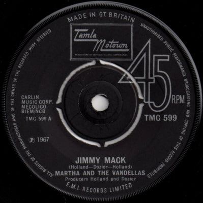MARTHA AND THE VANDELLAS - Jimmy Mack