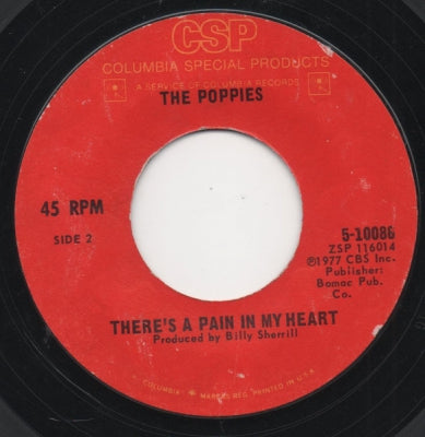 THE POPPIES - My Love And I / There's A Pain In My Heart