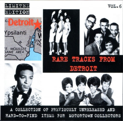 VARIOUS ARTISTS - Detroit (Rare Tracks From) Vol.6