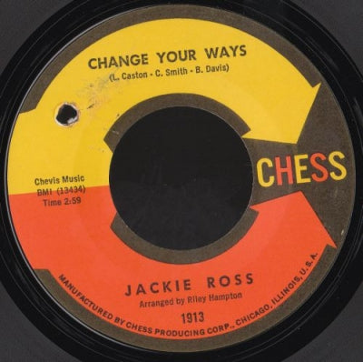 JACKIE ROSS - I've Got The Skill / Change Your Ways