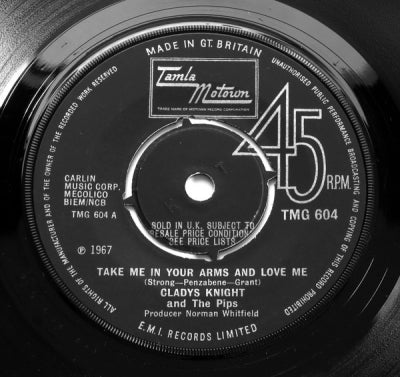 GLADYS KNIGHT AND THE PIPS - Take Me In Your Arms And Love Me