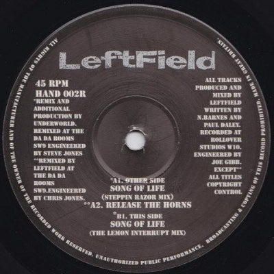 LEFTFIELD - Song Of Life