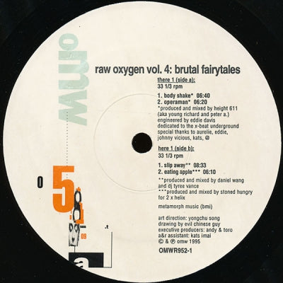 DANIEL WANG & DJ TYREE VANCE / STONED HUNGRY / HEIGHT 611 - Raw Oxygen Vol. 4: Brutal Fairytails feat: Slip Away
