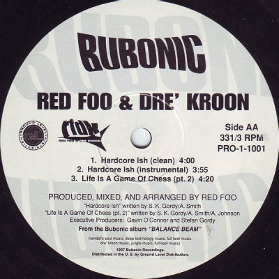 RED FOO & DRE KROON - The Freshest / Hardcore-ish