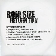 RONI SIZE & REPRAZENT - Return To V - 5 Track Sampler