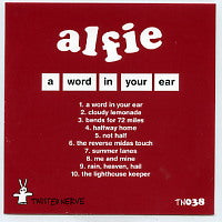 ALFIE - A Word In Your Ear