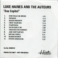 LUKE HAINES and THE AUTEURS - Das Capital