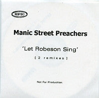MANIC STREET PREACHERS - Let Robeson Sing