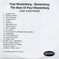 PAUL WESTERBERG - Besterberg: The Best Of