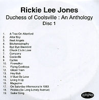 RICKIE LEE JONES - Duchess Of Coolsville - An Anthology