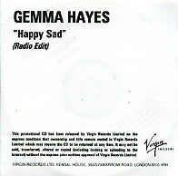 GEMMA HAYES - Happy Sad
