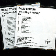DAVID SYLVIAN - Everything & Nothing