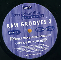 KERRI CHANDLER - Raw Grooves 3