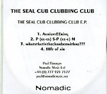 THE SEAL CUB CLUBBING CLUB - EP