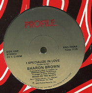 SHARON BROWN - I Specialize In Love