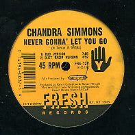 CHANDRA SIMMONS - Never Gonna Let You Go