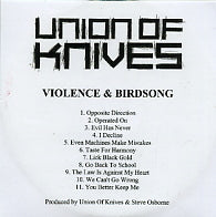 UNION OF KNIVES - Violence & Birdsong