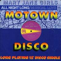 MARY JANE GIRLS - All Night Long / Musical Love
