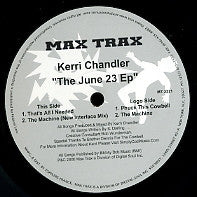 KERRI CHANDLER - The June 23 EP