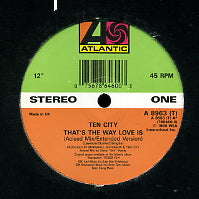 TEN CITY - That's The Way Love Is / Devotion