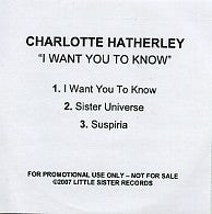 CHARLOTTE HATHERLEY - I Want You To Know
