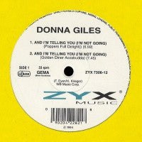 DONNA GILES - And Im Telling You I'm Not Going
