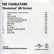 THE CHARLATANS - Wonderland (UK Version)