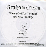 GRAHAM COXON - Thank God For The Rain