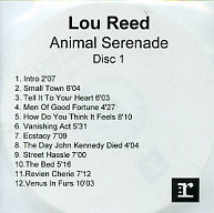 LOU REED - Animal Serenade