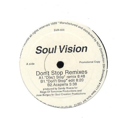 SOUL VISION - Don't Stop