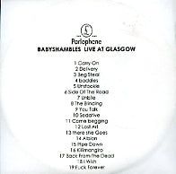 BABYSHAMBLES - Live At Glasgow