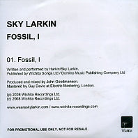 SKY LARKIN - Fossil, I